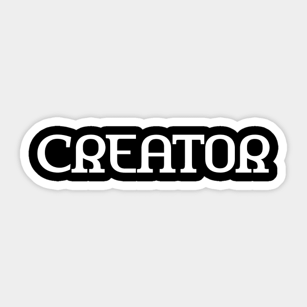 Creator Sticker by Menu.D